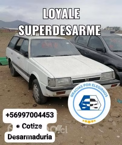 Puerta trasera izquierda Subaru loyale desarmadurí