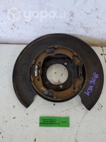 Plato Con Balatas Tras Izq (KSA308) Kia Sportage