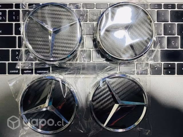 Tapas centro de ruedas fibra AMG - Mercedes Benz