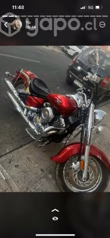 Motocicleta marca Yamaha modelo V Star 650 2010