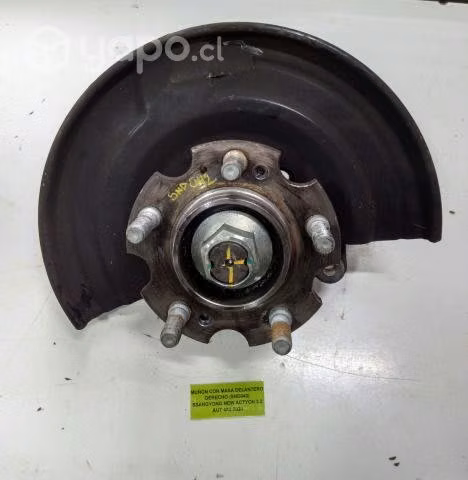 Muñon Con Masa Delantero Derecho Ssangyong