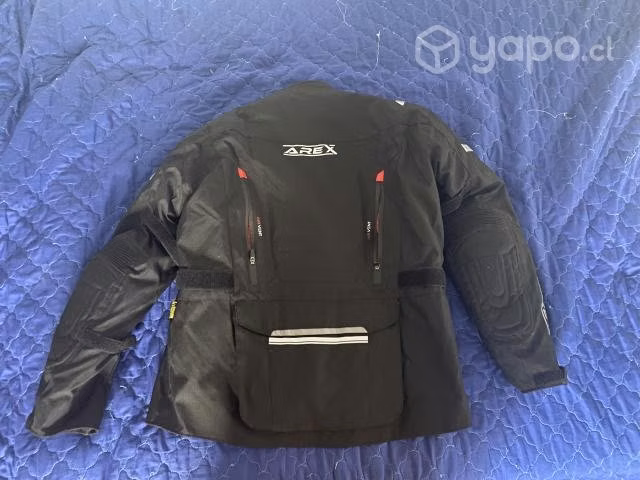 Chaqueta Moto Arex Terra 3 capas Negro