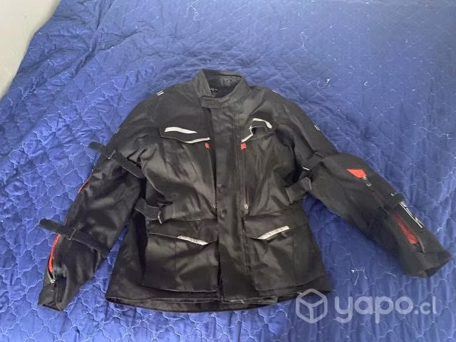 Chaqueta Moto Arex Terra 3 capas Negro