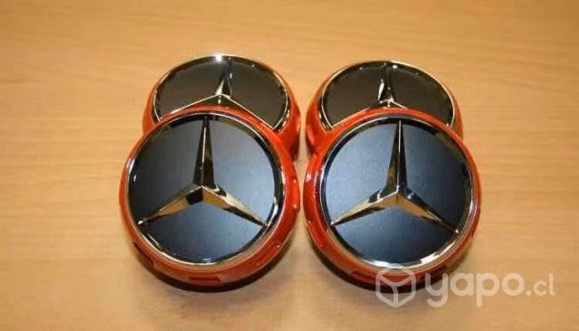 Tapas centro de ruedas AMG RED - Mercedes Benz - Imagen 2