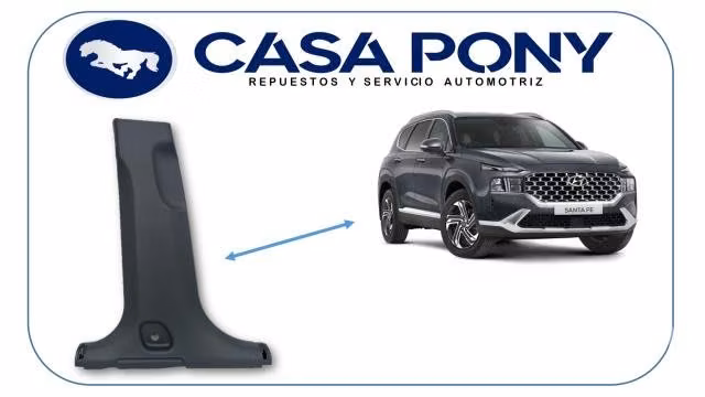 Tapiz inf pilar central izq hyundai new santa fe