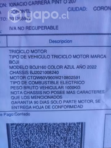 Moto electrica Boji
