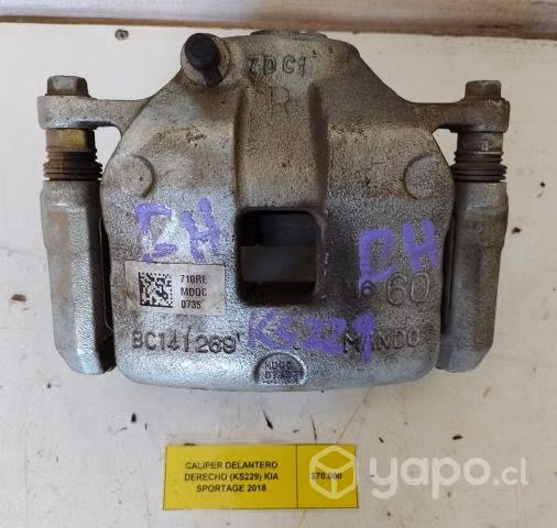Caliper Delantero Der (KS229) Kia Sportage 2018