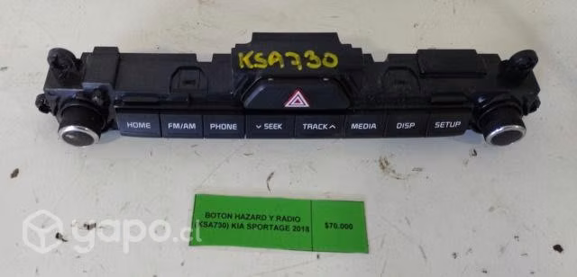 Boton Hazard y Radio (KSA730) Kia Sportage 2018