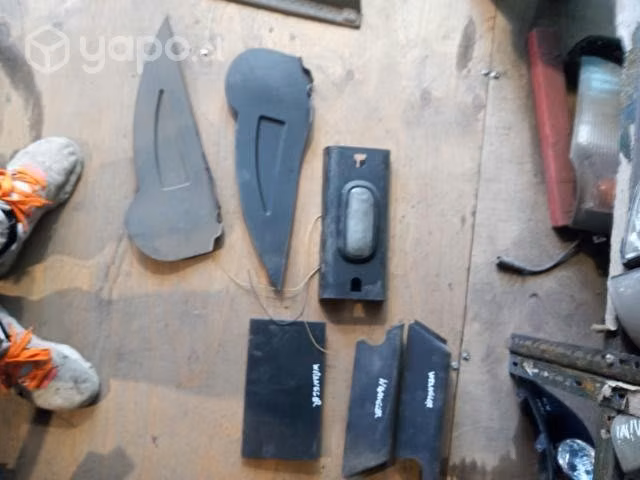 Jeep wrangler plasticos interiores sombrillas luz