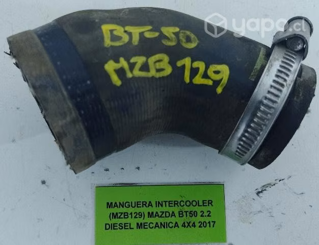 Manguera Intercooler (MZB129) Mazda BT50 2.2 2017