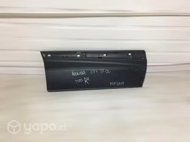 Moldura de puerta trasera rh honda crv 2017-2020