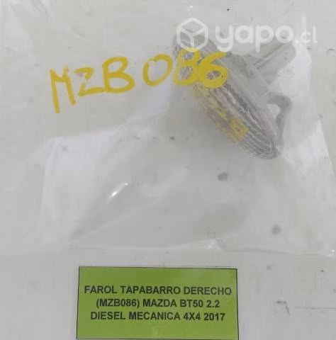 Farol Tapabarro Derecho (MZB086) Mazda BT50 2017