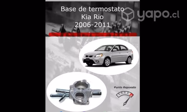 Base de termostato Kia Rio 2006 al 2011