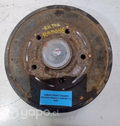 Tambor Freno Trasero (RDD046) Renault Duster 1.6