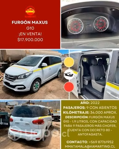 Furgón Maxus G-10