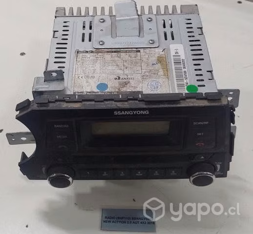 Radio (SNF110) SSangyong New Actyon 2.0 AUT 4x2