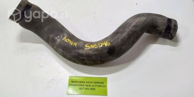 Manguera Agua Ssangyong New Actyon 2.2