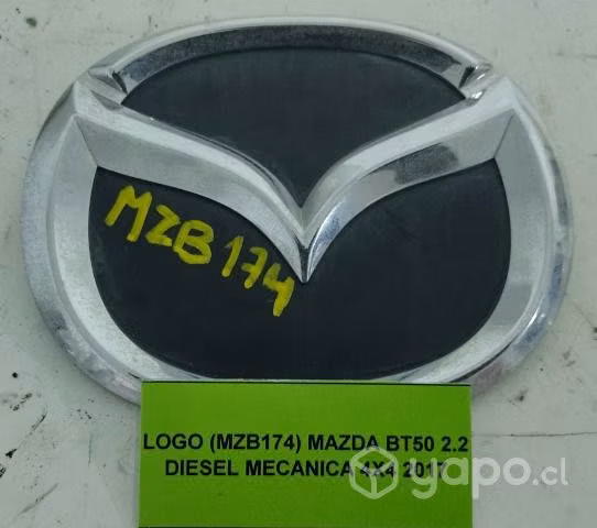 Logo (MZB174) Mazda BT50 2.2 Diesel Mec 4x4 2017
