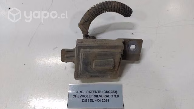 Farol Patente Chevrolet Silverado 3.0