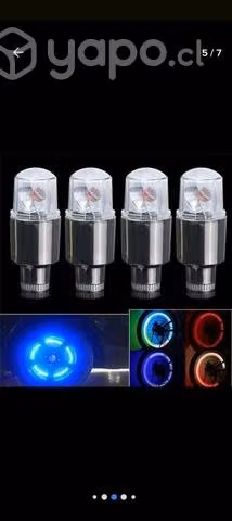 JuegoTapas led para neumáticos autos ,motos - Imagen 4