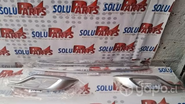 Cromado de parachoque trasero para baic x55