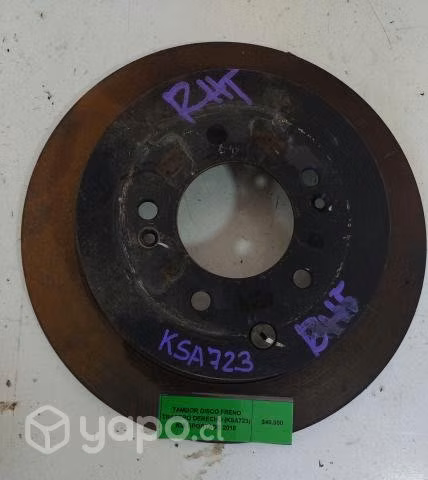 Tambor Disco Freno Tras Der (KSA723) Kia Sportage