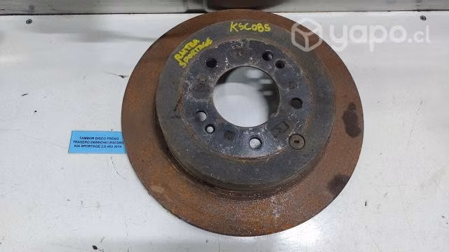 Tambor Disco Freno Tras Der (KSC085) Kia Sportage