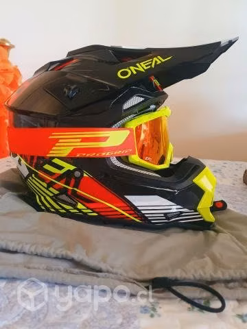 Casco O'neal + antiparra progrip - Imagen 2