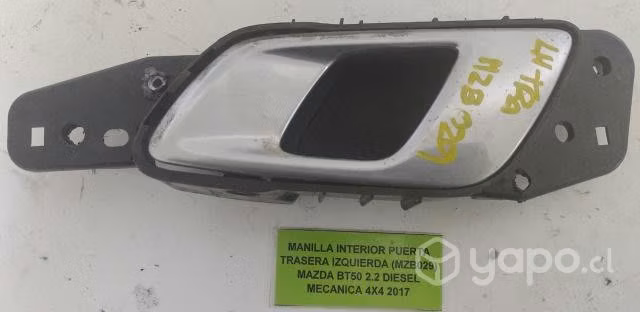 Manilla Interior Pta tras izq (MZB029) BT50 2017