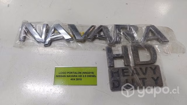 Logo Portalon Nissan Navara HD 2.5 Diesel