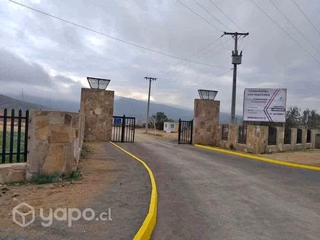 Vendo sitio en condominio - huaquen - la ligua