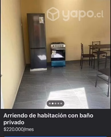 Piezas amoblado con baño privado - Imagen 2