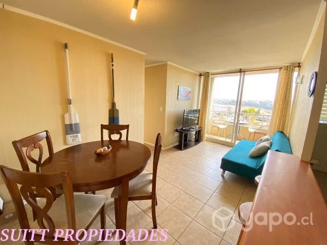 Vendo departamento amoblado Reñaca Alto