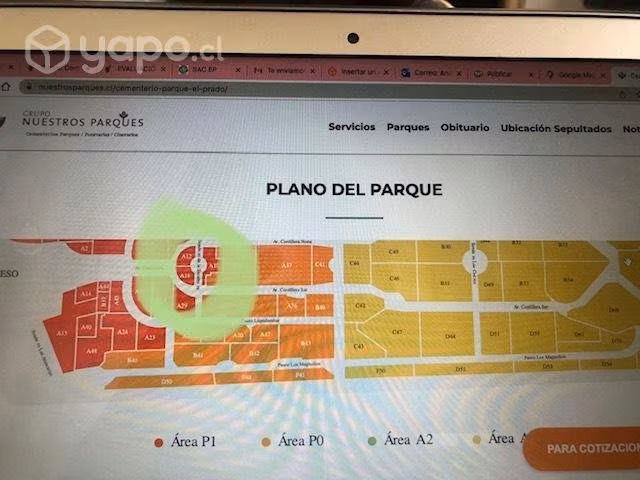 Sepultura parque El Prado - Imagen 3