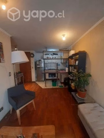 Depto 2 dormitorio 1 baño metro sta isabel