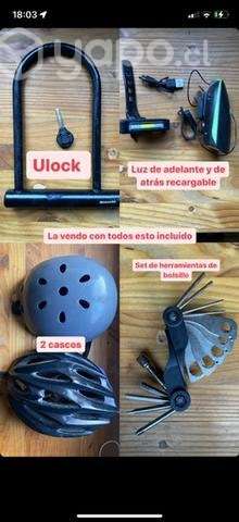 Bicicleta fixi con accesorios incluidos - Imagen 2