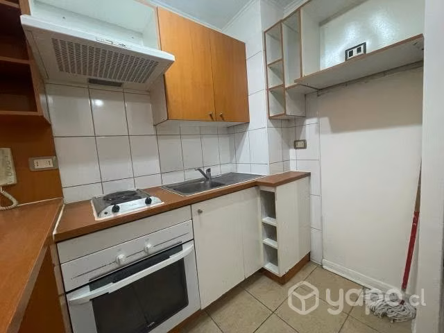 Departamento de un dormitorio con cocina integrada