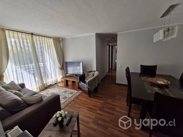 Vendo depto. amoblado, calefacción central , estac