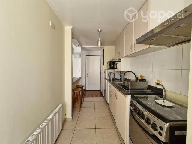 Vendo depto. amoblado, calefacción central , estac