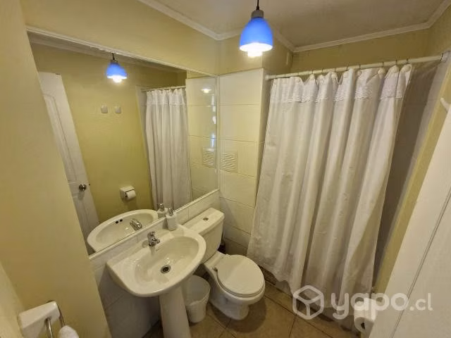 Vendo depto. amoblado, calefacción central , estac