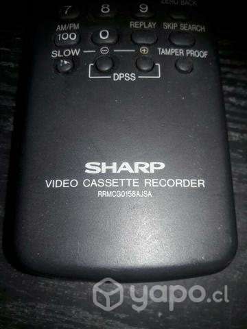 Control remoto Sharp vhs - Imagen 2