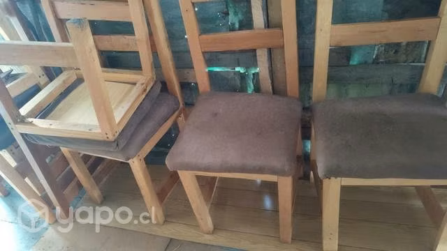 Comedor de lenga 6 sillas - Imagen 2