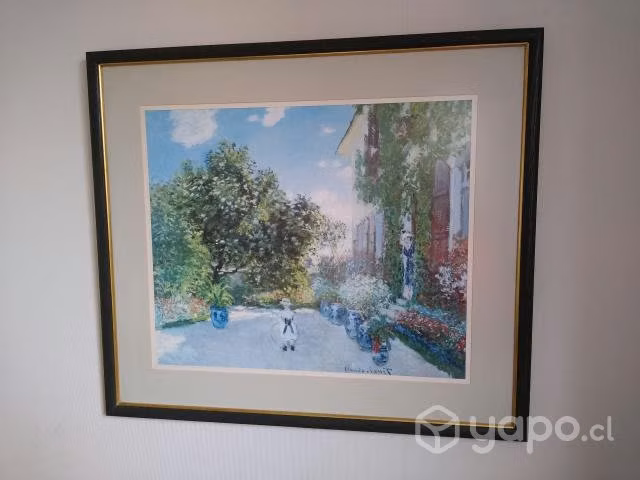 Serigrafia de claude monet