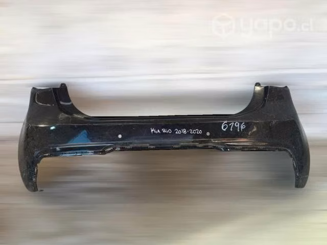 Parachoque trasero kia rio 2018-2020