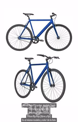 Fixie P3 Cycles Modelo TRACK ultraliviana