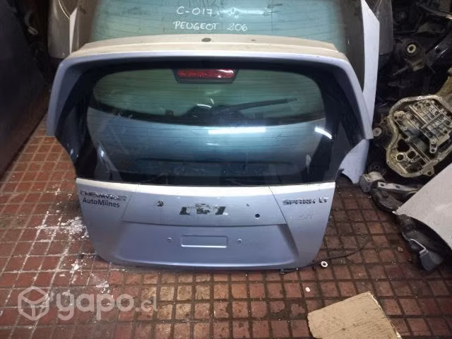 Portalon trasero chevrolet spark gt 2011
