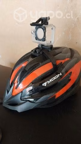 Casco de ciclismo con luz led tres funciones - Imagen 2