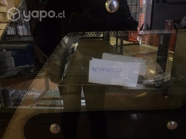 Vitrina refrigerada vidrio curvo 1.5 mt