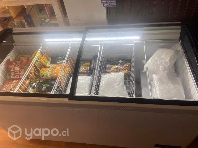 Congeladora vidrio curvo 520 ltrs brendel