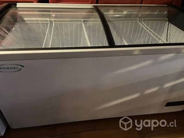 Congeladora vidrio curvo 520 ltrs brendel